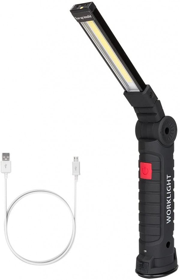 Torcia Led Ricaricabile - USB, Lampada Lavoro, Portatile, Base Calamit –  Ferraro Store
